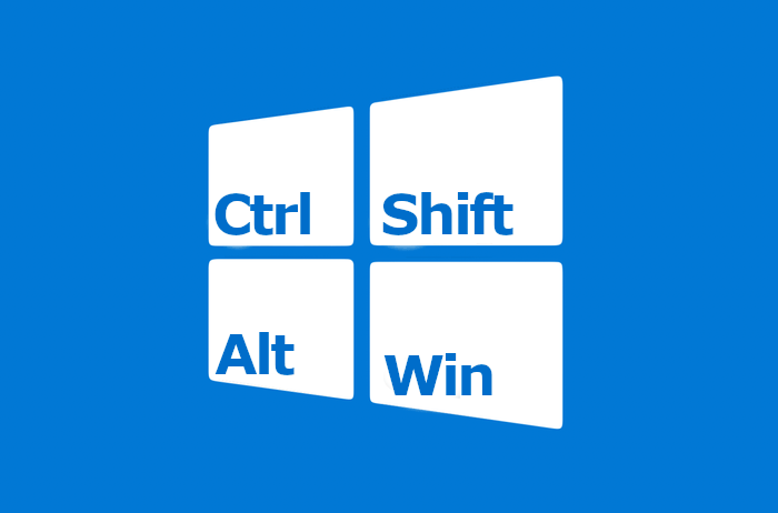 Hotkeys Ctrl+Shift+Alt+Win